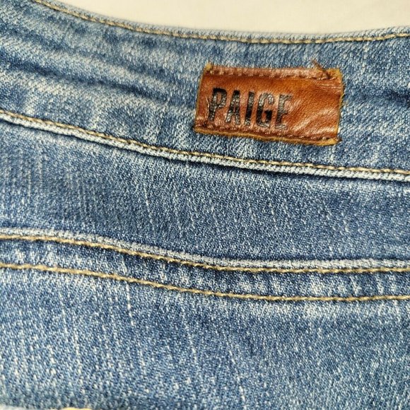 Paige Jimmy Jimmy Skinny In Tiger Lily Jeans Woman - Picture 2 of 9